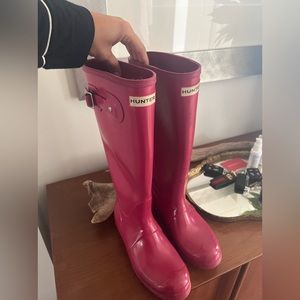 Hunter boots number 6 in great condition